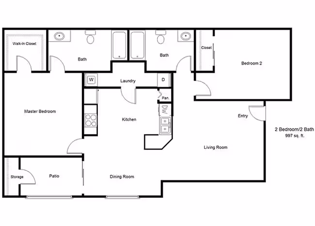 Unit 2045 2045 floor plan